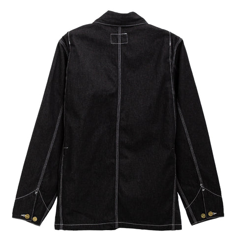 Carhartt Wip OG Chore Coat Black One Wash I031896 4064958576723 Back Degliuberti